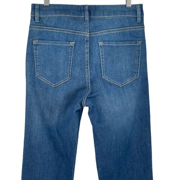 ASOS Denim High Rise Slim Straight Jeans Medium Wash NWT Women US 8 - Picture 6 of 10